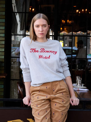 Bowery Hotel Cashmere Crewneck