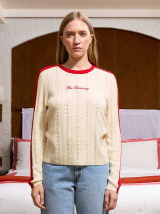 Bowery Pointelle Pullover