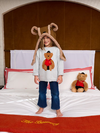 Kids' Bo Bear Cotton Crewneck