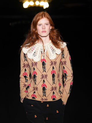 Bowery Boy Jacquard Crewneck